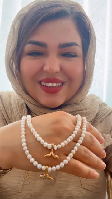 گردنبند مروارید پرورشی
