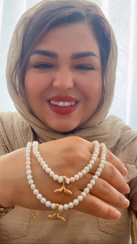 گردنبند مروارید پرورشی